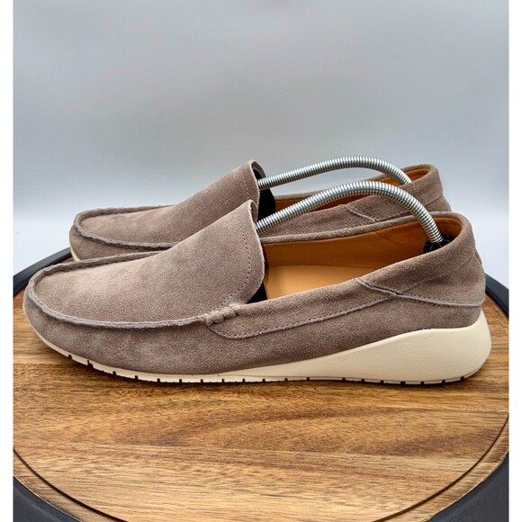 OLUKAI Ka\'a Loafer Men\'s 12 Gray Suede Leather Slip On Shoes Casual New (Other) main image 4